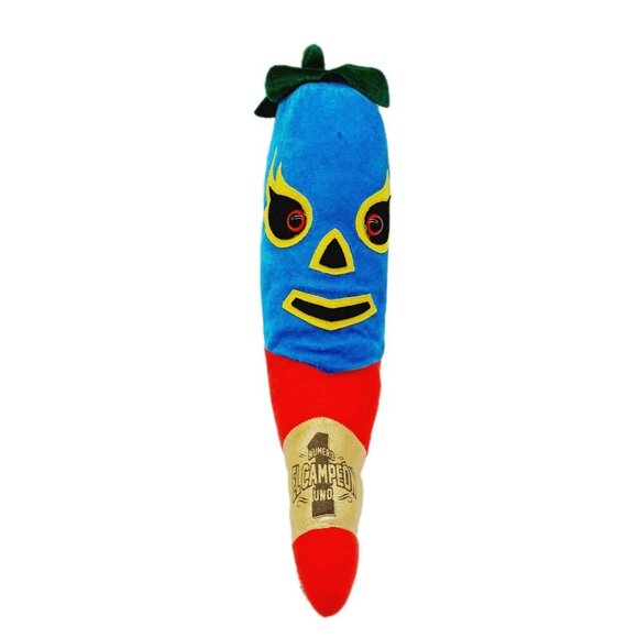 Classic Toy Co Primo The Hot Pepper Plush Stuffed Blue Red 16" - Picture 1 of 8